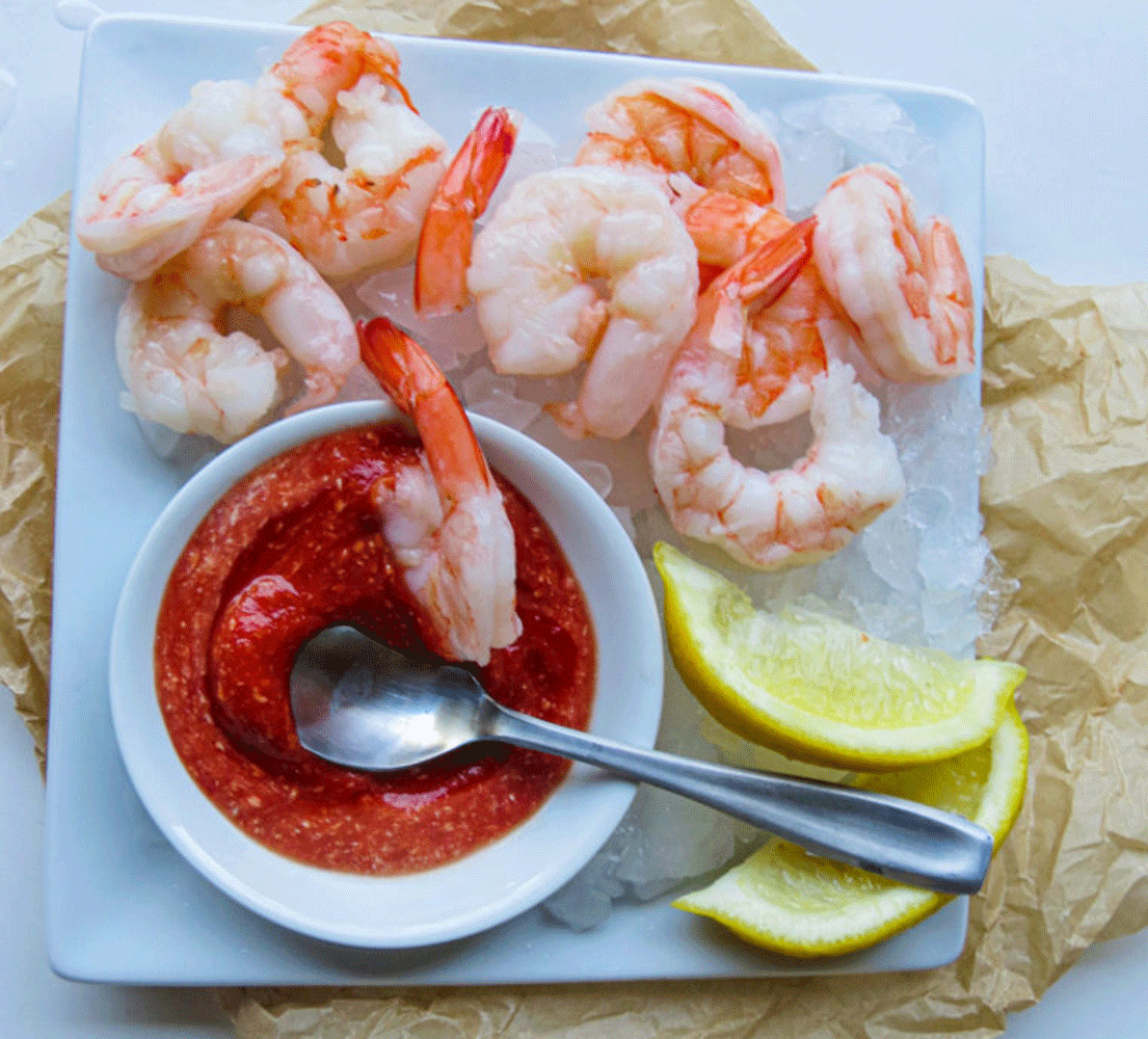 Shrimp Cocktail - Delicious Deficit | Calorie Counting Academy